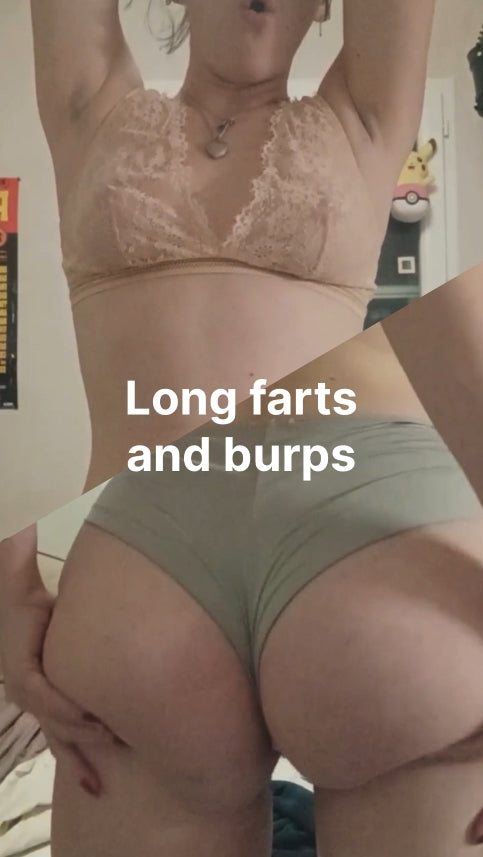 Long and sexy farts and burps (2:10)