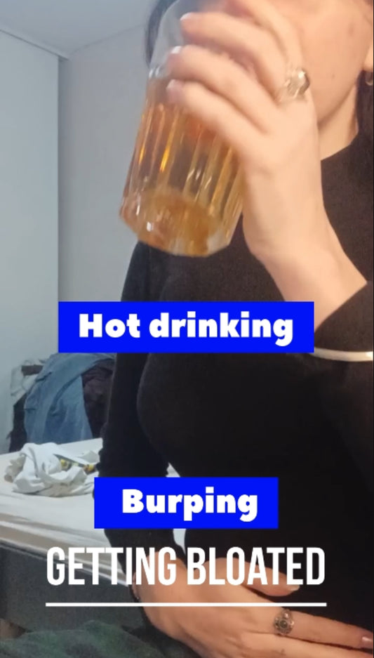 Sexy drinking / bloated burping (2:10)